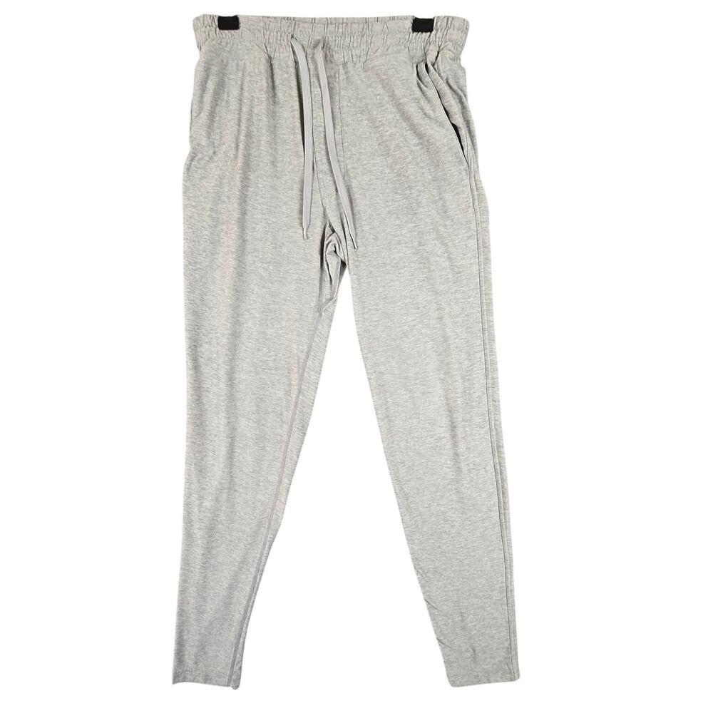 Outdoor Voices Pants Women Size Small Gray Elastic Waist with Drawstring Pockets